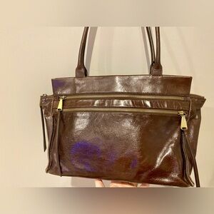 Hobo International brown leather purse.